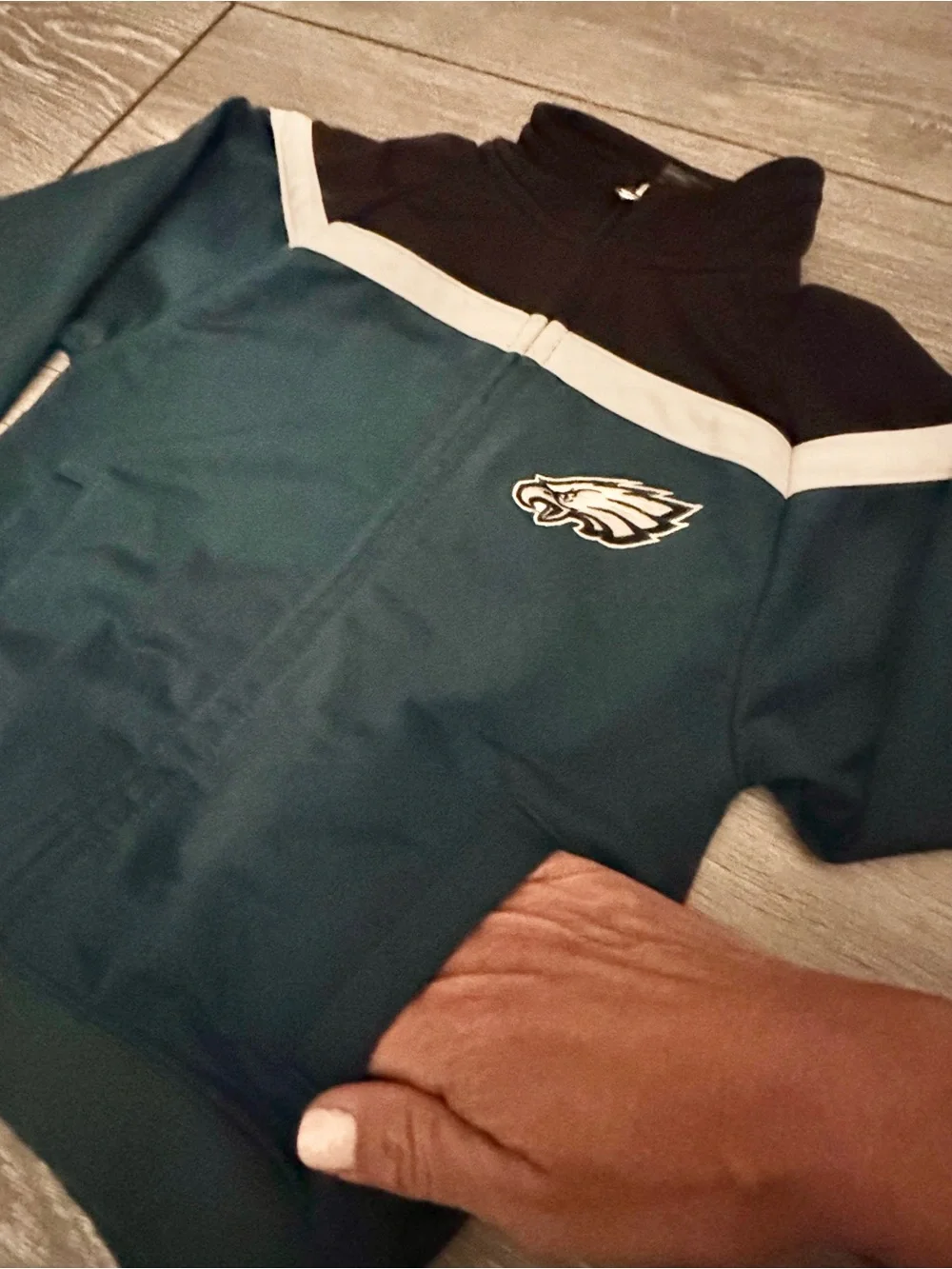 NFL Philadelphia Eagles Full Zip Jacket 4T NWOT